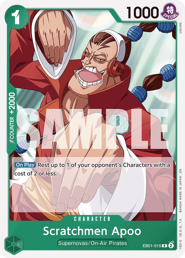 Scratchmen Apoo (Reprint) [Starter Deck: GREEN Jewelry Bonney] | Good Games Morley