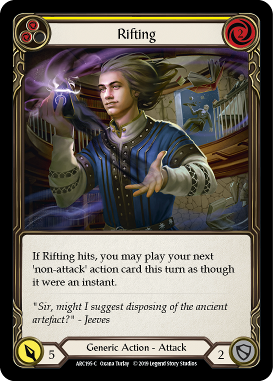 Rifting (Yellow) [ARC195-C] (Arcane Rising)  1st Edition Normal | Good Games Morley