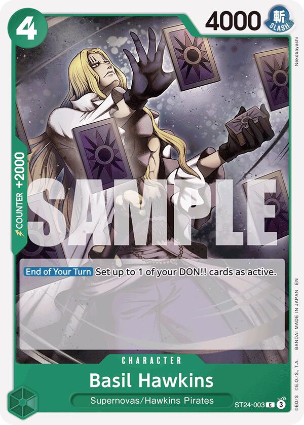 Basil Hawkins [Starter Deck: GREEN Jewelry Bonney] | Good Games Morley