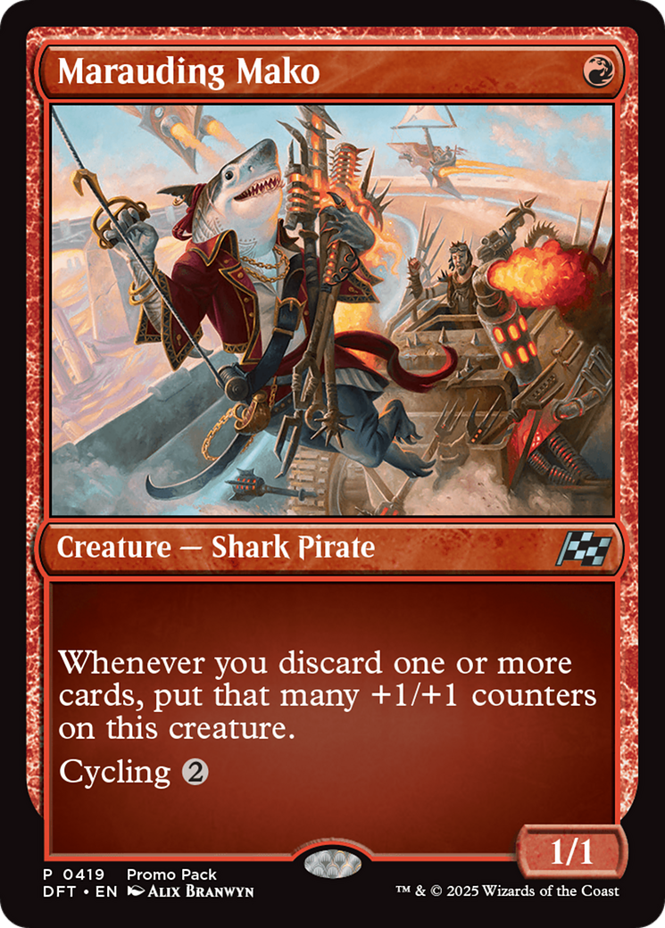 Marauding Mako (Promo Pack) [Aetherdrift Promos] | Good Games Morley