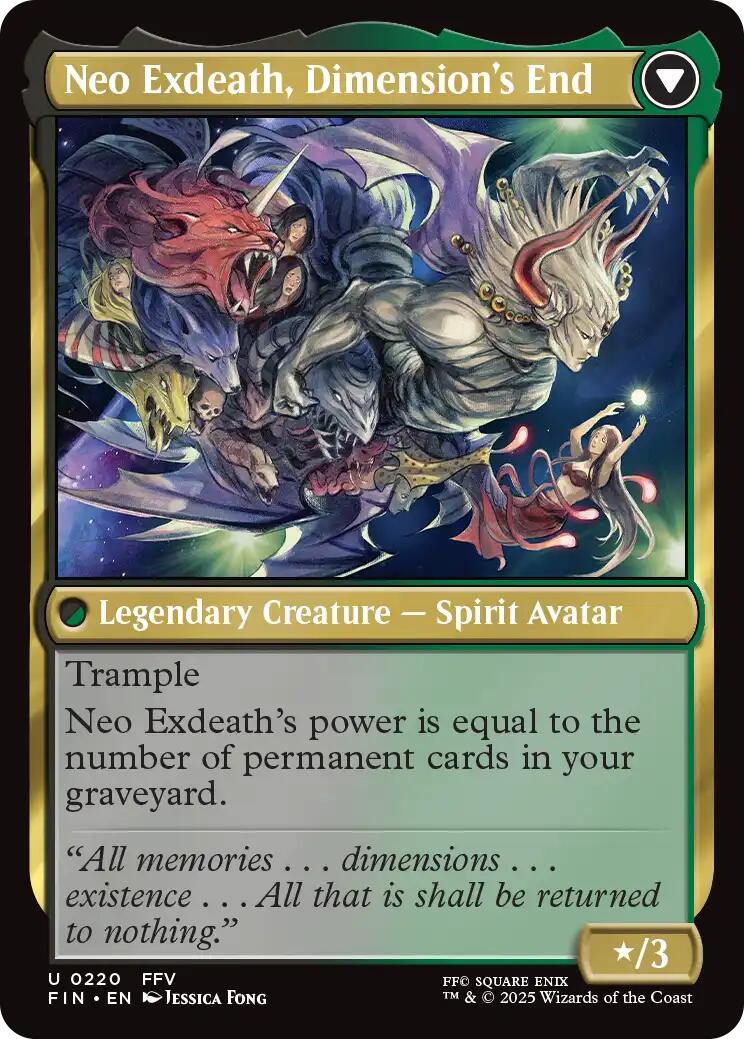 Exdeath, Void Warlock // Neo Exdeath, Dimension's End [FINAL FANTASY] | Good Games Morley