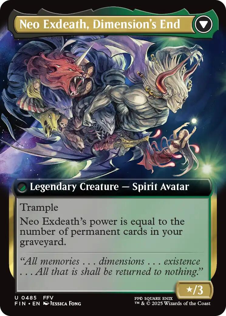 Exdeath, Void Warlock // Neo Exdeath, Dimension's End (Extended Art) [FINAL FANTASY] | Good Games Morley