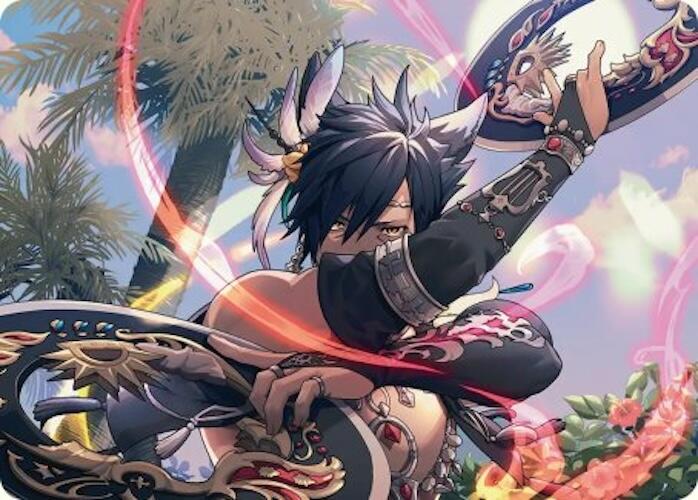 Dancer's Chakrams Art Card [FINAL FANTASY Art Series] | Good Games Morley