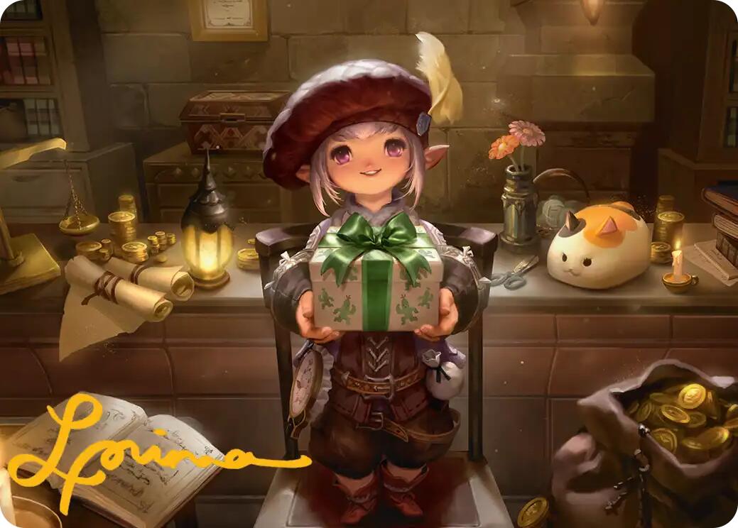 Tataru Taru Art Card (Gold-Stamped Signature) [FINAL FANTASY Art Series] | Good Games Morley
