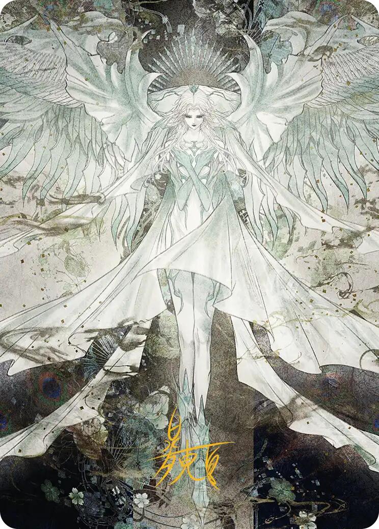 Hydaelyn, the Mothercrystal Art Card (Gold-Stamped Signature) [FINAL FANTASY Art Series] | Good Games Morley