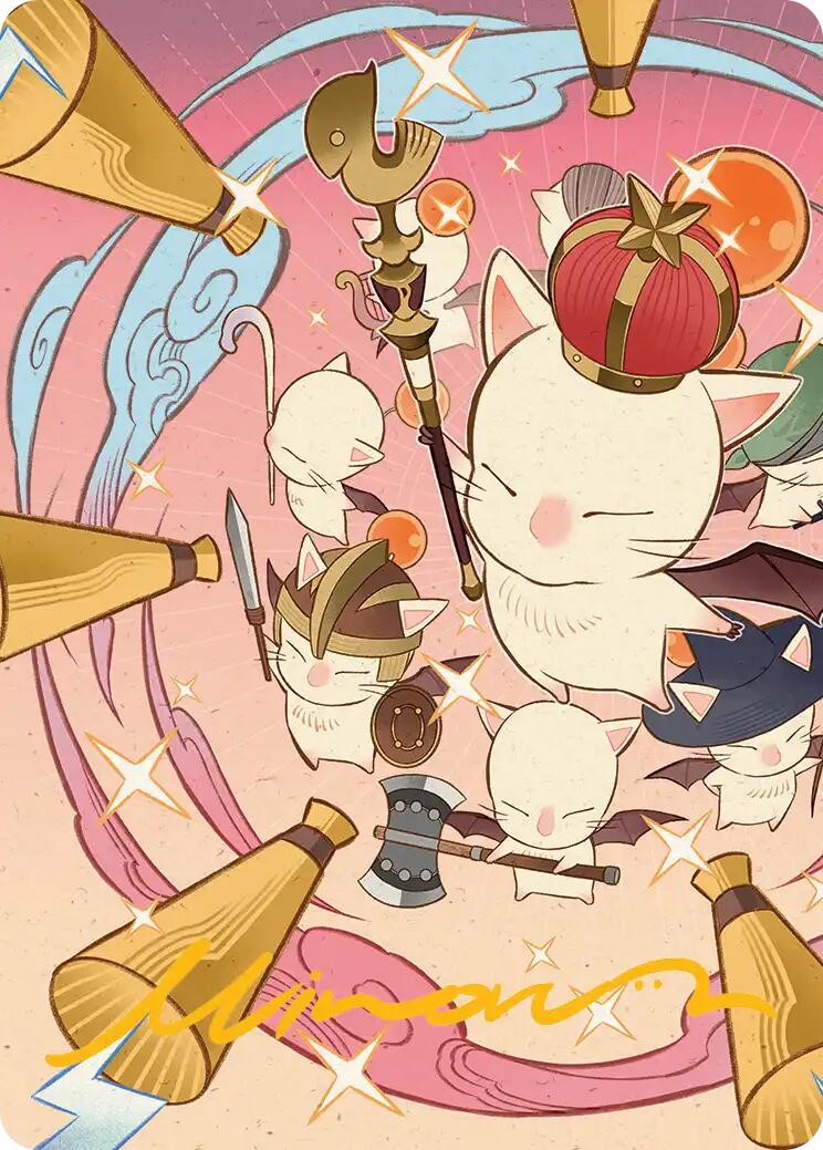 Summon: Good King Mog XII Art Card (Gold-Stamped Signature) [FINAL FANTASY Art Series] | Good Games Morley