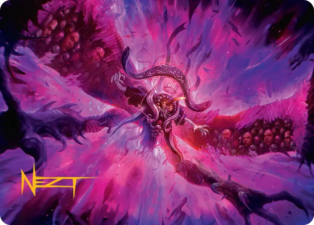 Hades, Sorcerer of Eld Art Card (Gold-Stamped Signature) [FINAL FANTASY Art Series] | Good Games Morley