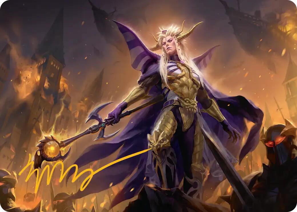 The Emperor of Palamecia Art Card (Gold-Stamped Signature) [FINAL FANTASY Art Series] | Good Games Morley