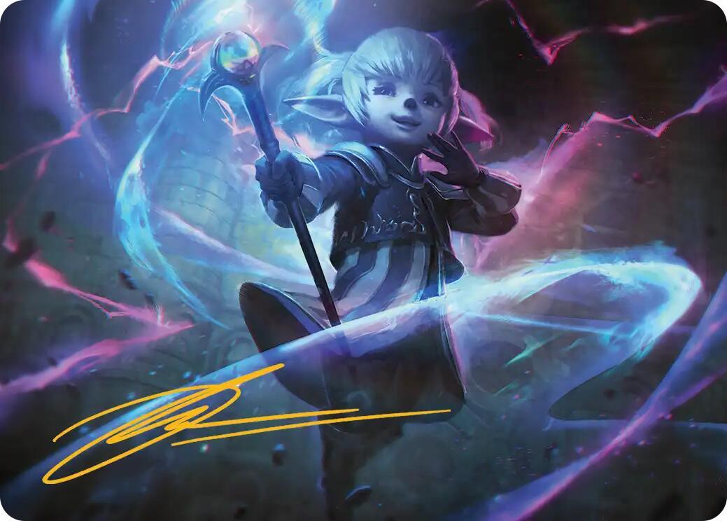 Shantotto, Tactician Magician Art Card (Gold-Stamped Signature) [FINAL FANTASY Art Series] | Good Games Morley