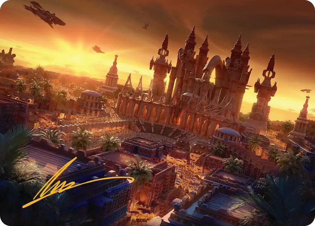 Rabanastre, Royal City Art Card (Gold-Stamped Signature) [FINAL FANTASY Art Series] | Good Games Morley