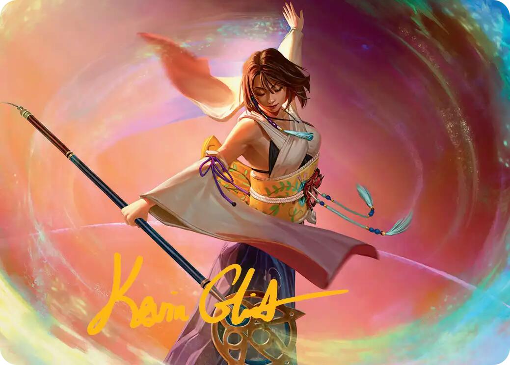 Yuna, Grand Summoner Art Card (Gold-Stamped Signature) [FINAL FANTASY Art Series] | Good Games Morley