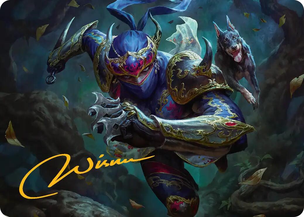 Shadow, Mysterious Assassin Art Card (Gold-Stamped Signature) [FINAL FANTASY Art Series] | Good Games Morley