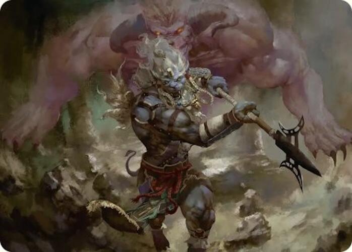 Kimahri, Valiant Guardian Art Card [FINAL FANTASY Art Series] | Good Games Morley