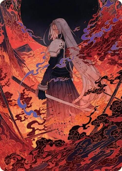 Nibelheim Aflame Art Card [FINAL FANTASY Art Series] | Good Games Morley