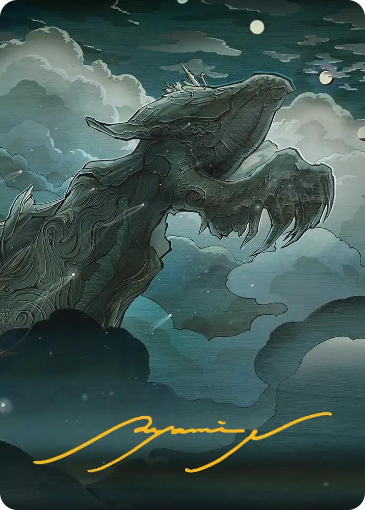 Sin, Spira's Punishment Art Card (Gold-Stamped Signature) [FINAL FANTASY Art Series] | Good Games Morley