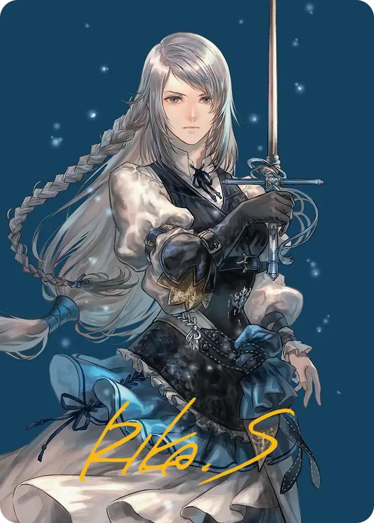 Jill, Shiva's Dominant Art Card (Gold-Stamped Signature) [FINAL FANTASY Art Series] | Good Games Morley