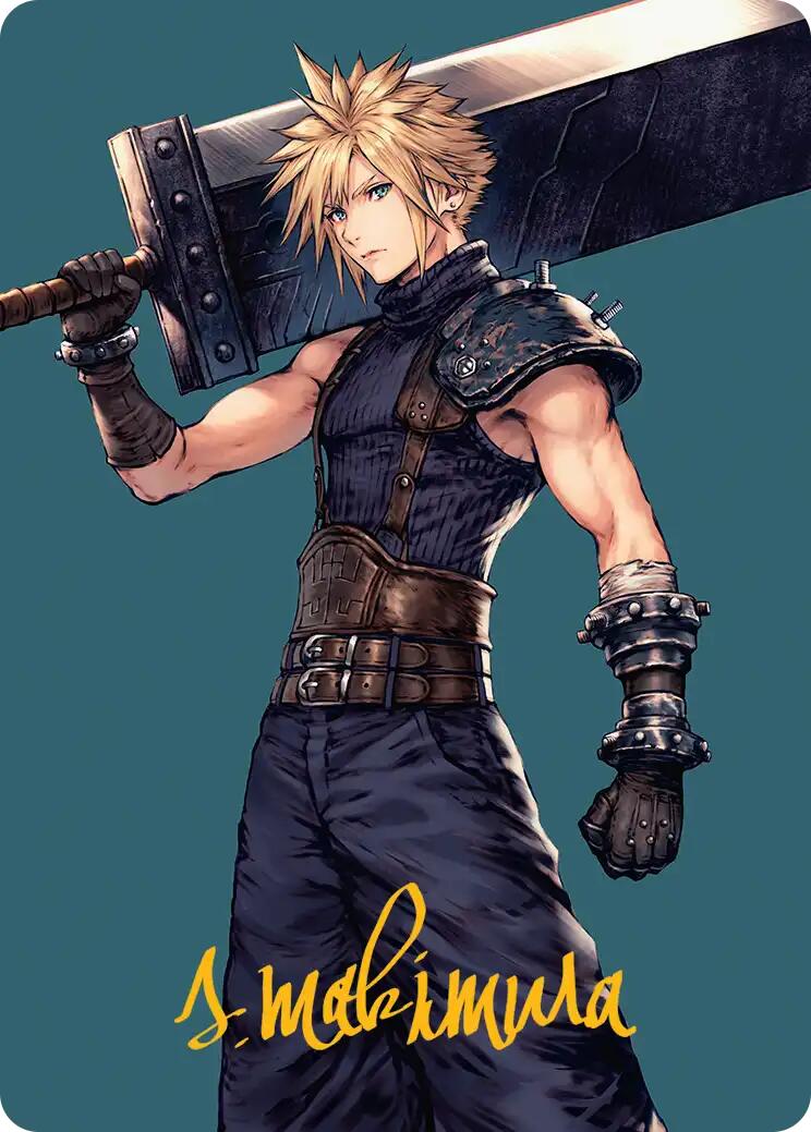 Cloud, Ex-SOLDIER Art Card (Gold-Stamped Signature) [FINAL FANTASY Art Series] | Good Games Morley