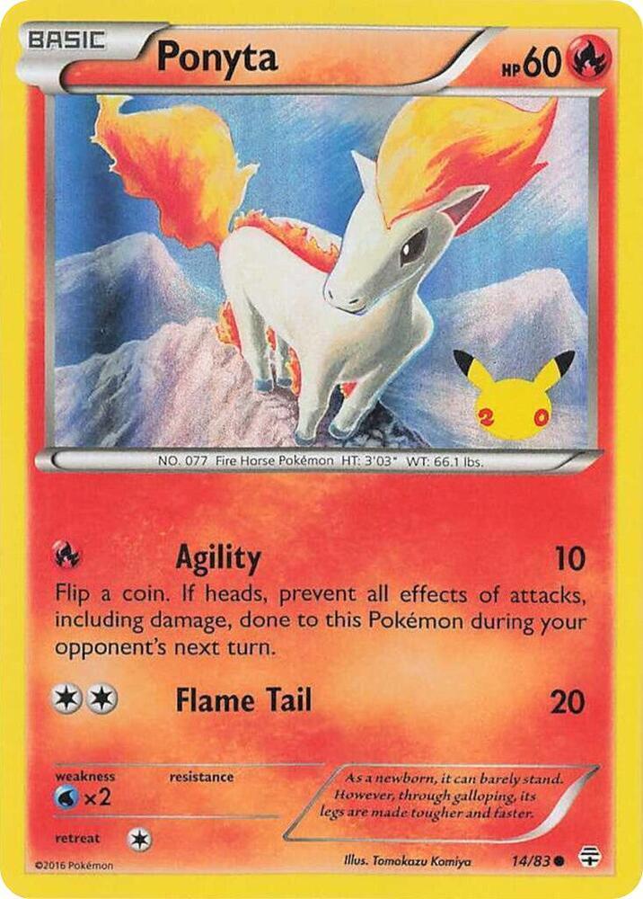 Ponyta (014/083) (UK Exclusive Promo) [Miscellaneous Cards] | Good Games Morley