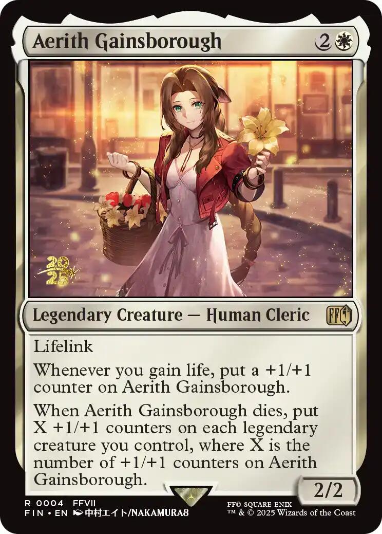 Aerith Gainsborough [FINAL FANTASY Prerelease Promo] | Good Games Morley