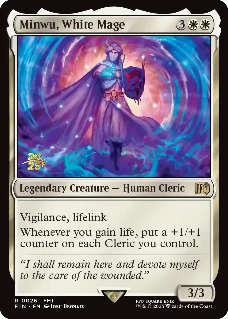 Minwu, White Mage [FINAL FANTASY Prerelease Promo] | Good Games Morley