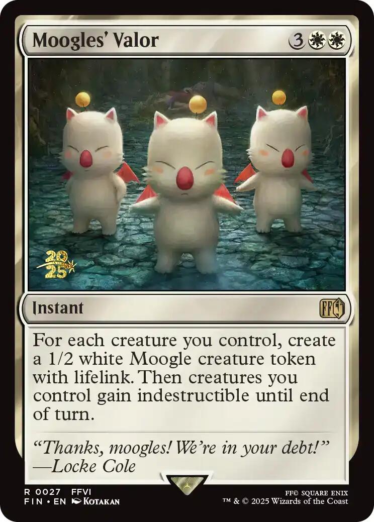 Moogles' Valor [FINAL FANTASY Prerelease Promo] | Good Games Morley