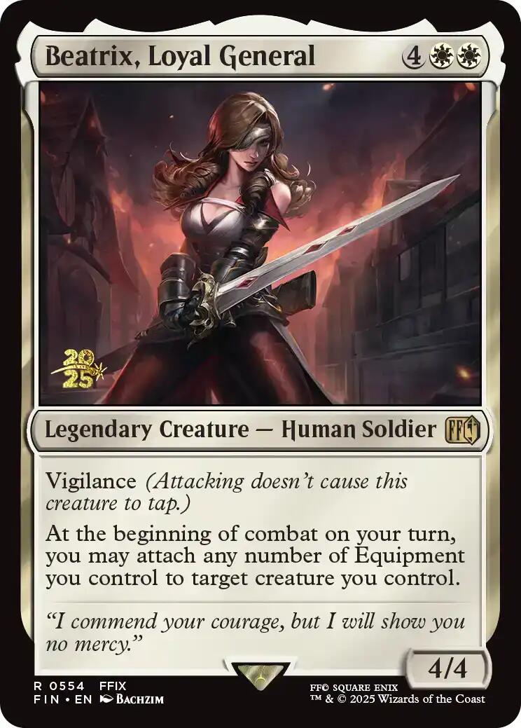 Beatrix, Loyal General [FINAL FANTASY Prerelease Promo] | Good Games Morley