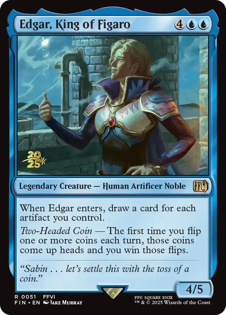 Edgar, King of Figaro [FINAL FANTASY Prerelease Promo] | Good Games Morley