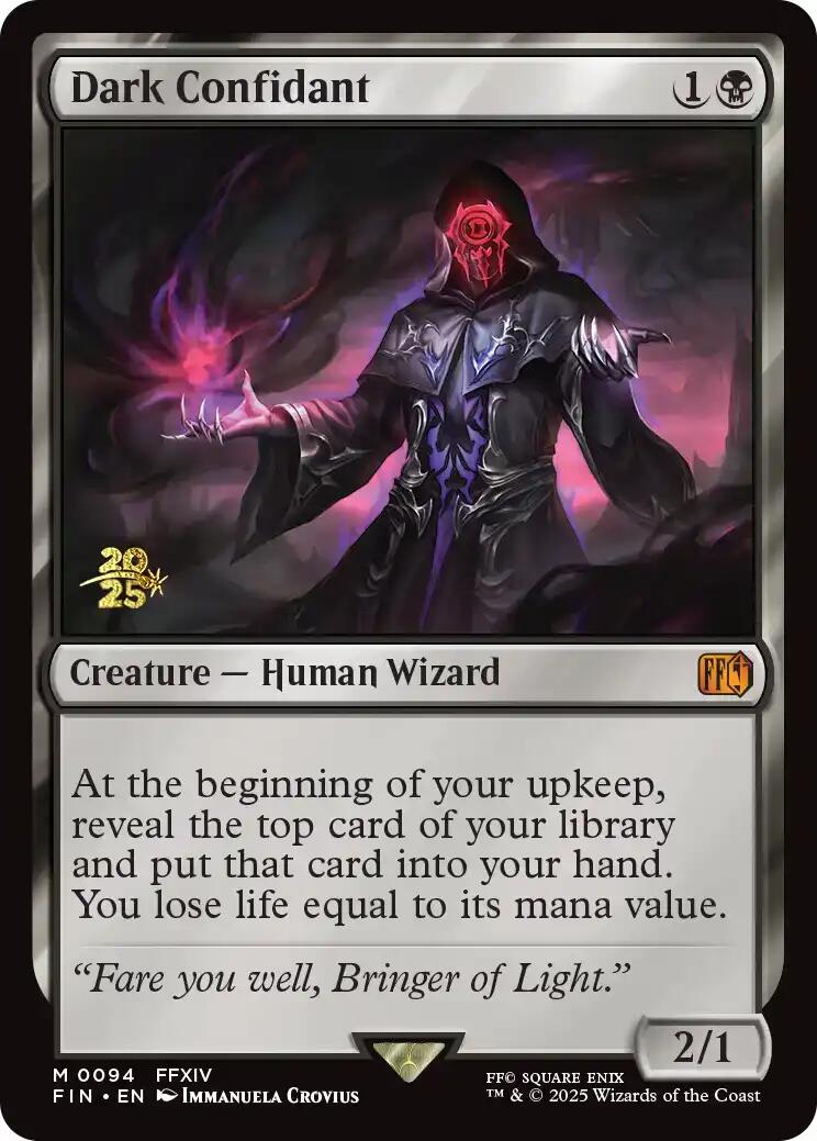 Dark Confidant [FINAL FANTASY Prerelease Promo] | Good Games Morley