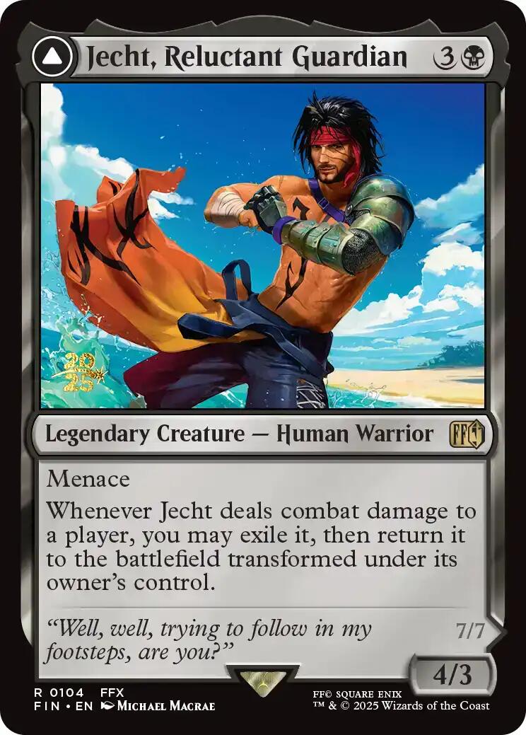 Jecht, Reluctant Guardian // Braska's Final Aeon [FINAL FANTASY Prerelease Promo] | Good Games Morley