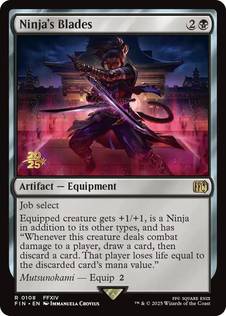 Ninja's Blades [FINAL FANTASY Prerelease Promo] | Good Games Morley