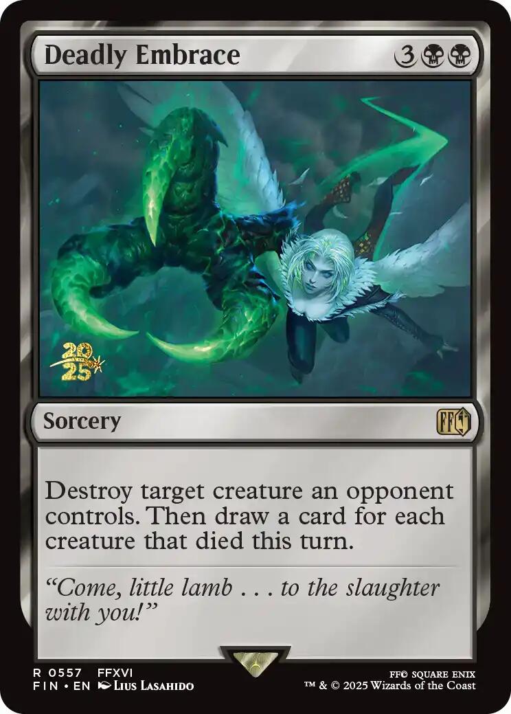 Deadly Embrace [FINAL FANTASY Prerelease Promo] | Good Games Morley