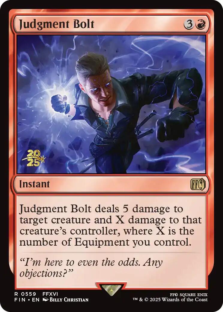 Judgment Bolt [FINAL FANTASY Prerelease Promo] | Good Games Morley