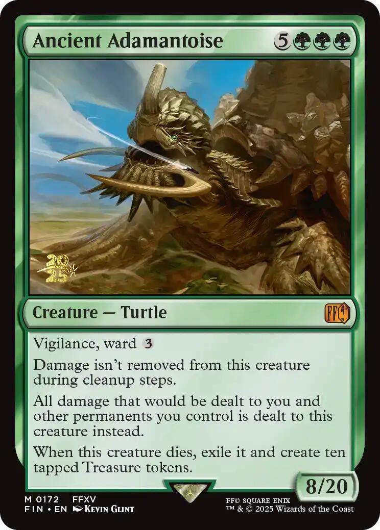 Ancient Adamantoise [FINAL FANTASY Prerelease Promo] | Good Games Morley