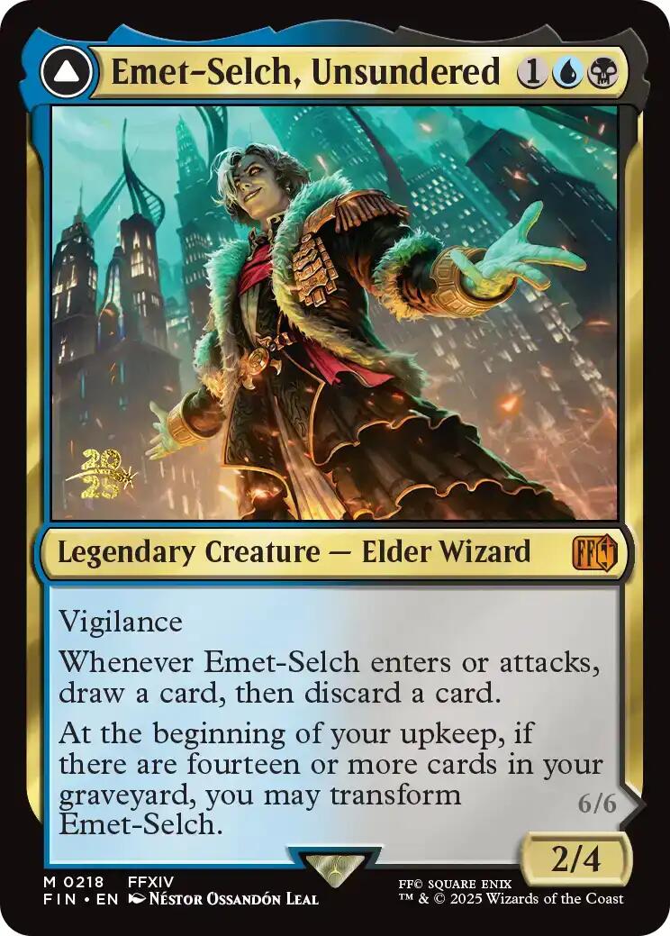 Emet-Selch, Unsundered // Hades, Sorcerer of Eld [FINAL FANTASY Prerelease Promo] | Good Games Morley