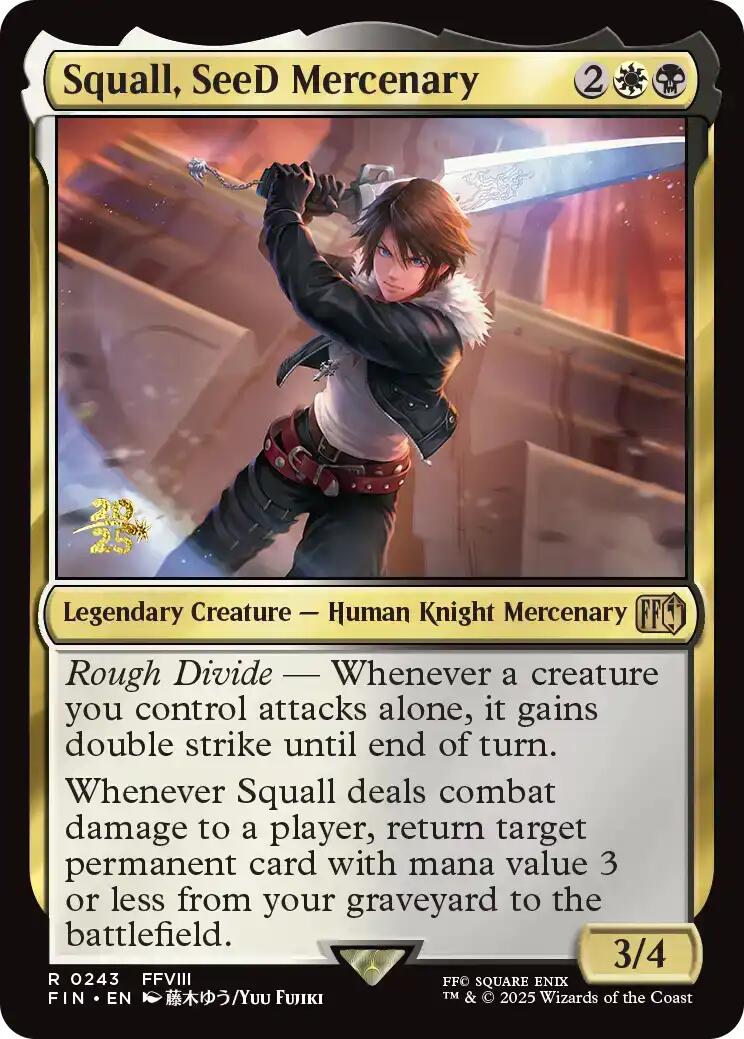 Squall, SeeD Mercenary [FINAL FANTASY Prerelease Promo] | Good Games Morley