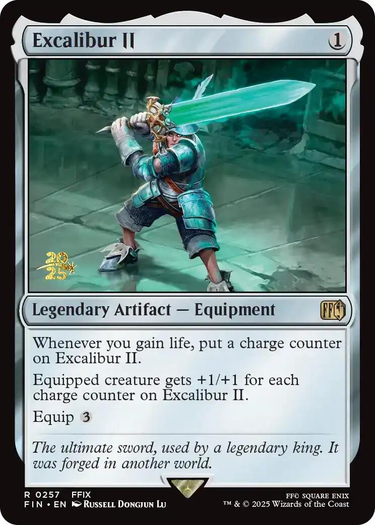 Excalibur II [FINAL FANTASY Prerelease Promo] | Good Games Morley