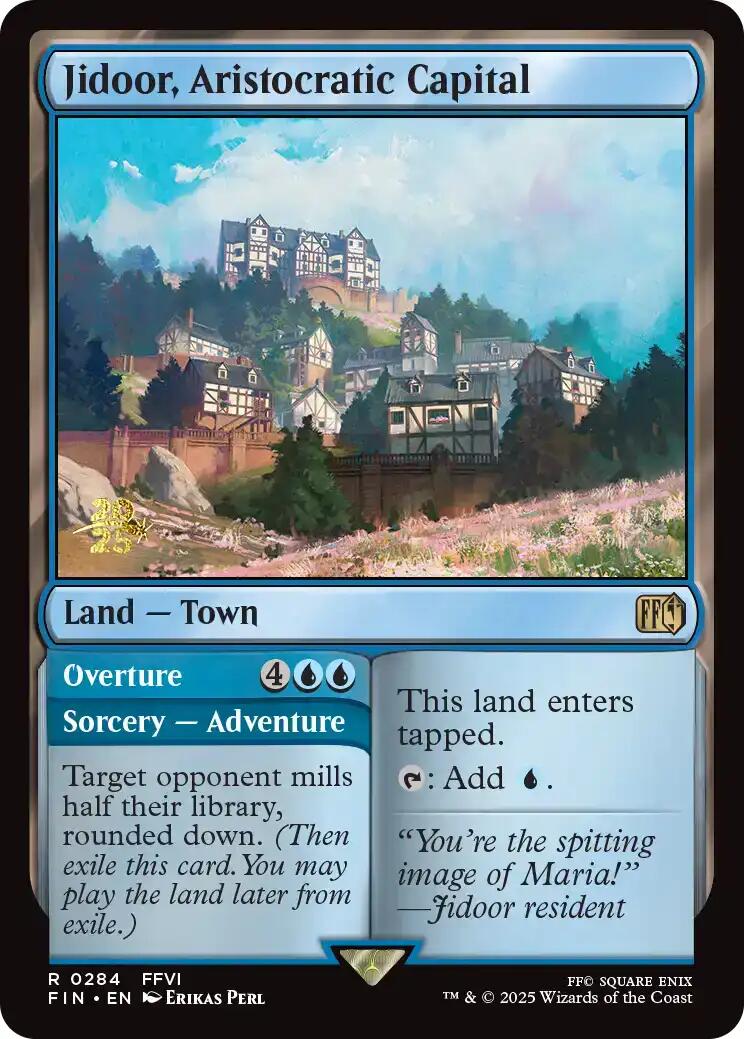 Jidoor, Aristocratic Capital [FINAL FANTASY Prerelease Promo] | Good Games Morley