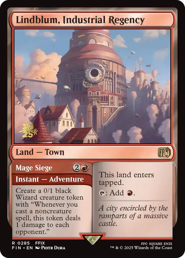 Lindblum, Industrial Regency [FINAL FANTASY Prerelease Promo] | Good Games Morley