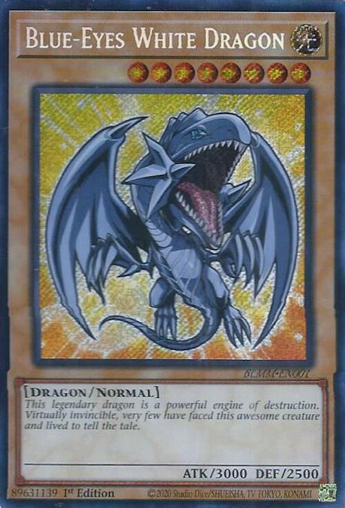 Blue-Eyes White Dragon [BLMM-EN001] Secret Rare | Good Games Morley