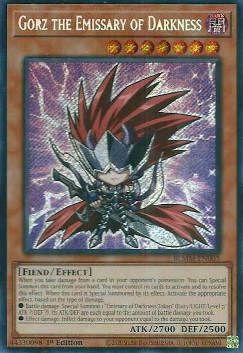 Gorz the Emissary of Darkness [BLMM-EN005] Secret Rare | Good Games Morley