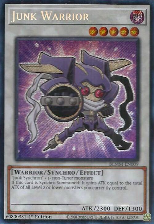 Junk Warrior [BLMM-EN009] Secret Rare | Good Games Morley