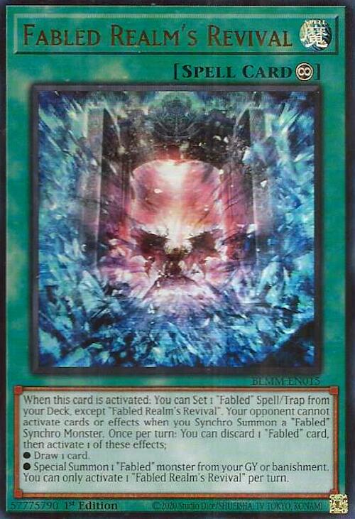 Fabled Realm's Revival [BLMM-EN015] Ultra Rare | Good Games Morley