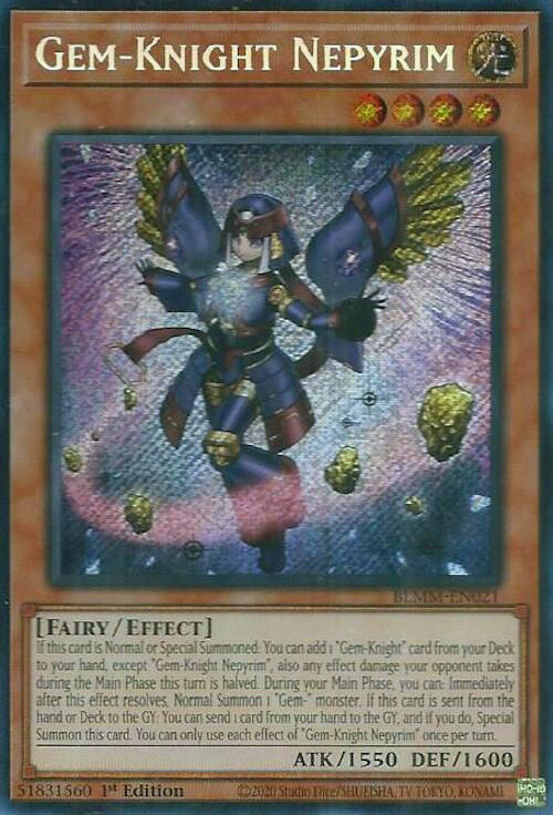 Gem-Knight Nepyrim [BLMM-EN021] Secret Rare | Good Games Morley
