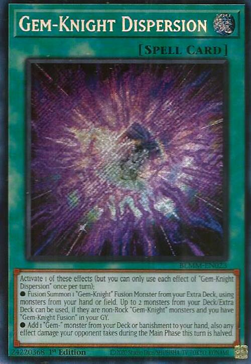 Gem-Knight Dispersion [BLMM-EN023] Secret Rare | Good Games Morley
