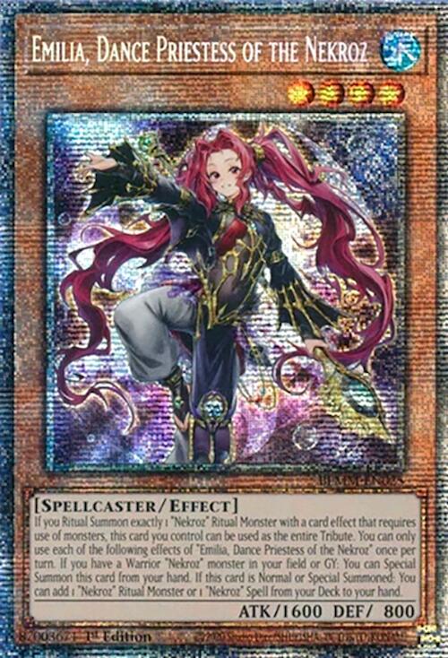 Emilia, Dance Priestess of the Nekroz (Starlight Rare) [BLMM-EN025] Starlight Rare | Good Games Morley