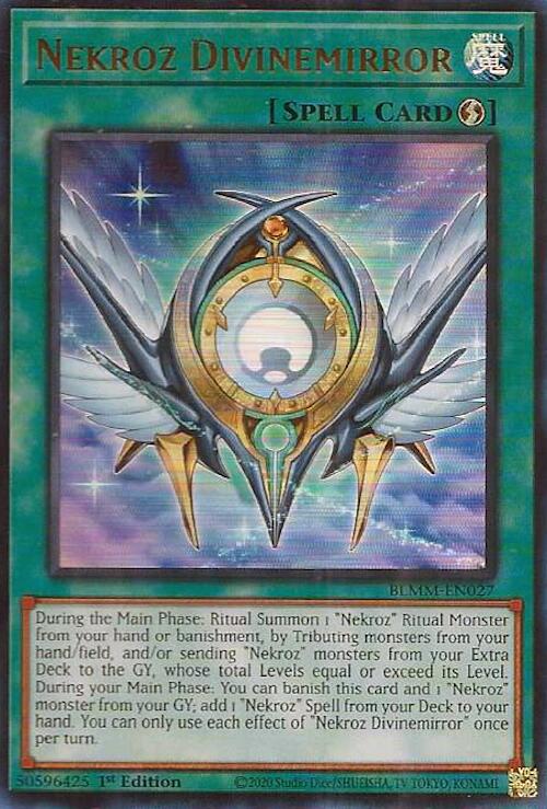 Nekroz Divinemirror [BLMM-EN027] Ultra Rare | Good Games Morley
