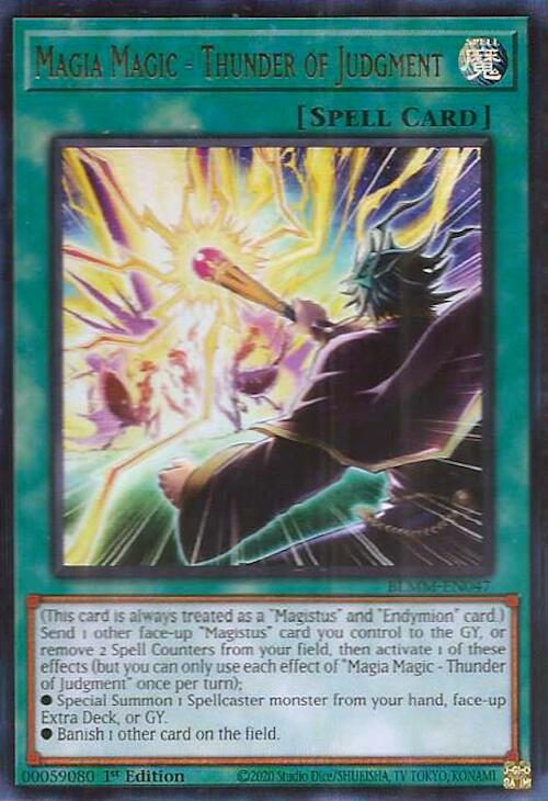 Magia Magic - Thunder of Judgment [BLMM-EN047] Ultra Rare | Good Games Morley