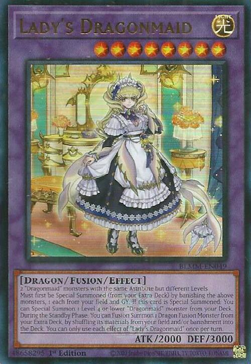 Lady's Dragonmaid [BLMM-EN049] Ultra Rare | Good Games Morley