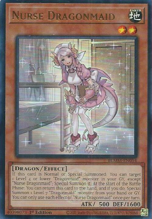 Nurse Dragonmaid [BLMM-EN054] Ultra Rare | Good Games Morley