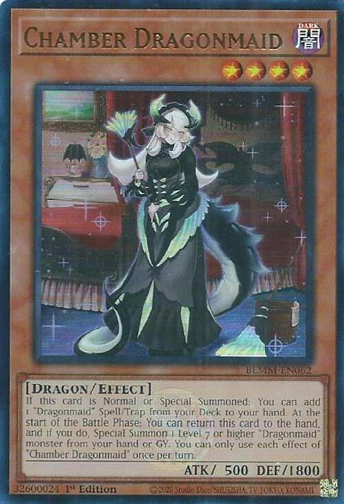 Chamber Dragonmaid [BLMM-EN062] Ultra Rare | Good Games Morley